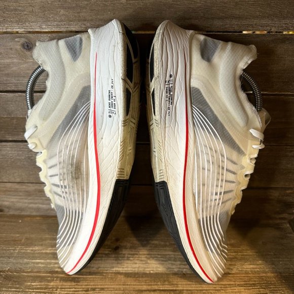 Womens Nike Zoom Fly SP White Athletic Running Comfort Shoes Sneakers Size 11 M - Picture 4 of 6